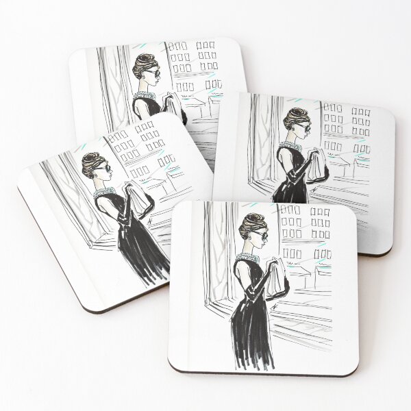 Item preview, Audrey Having Breakfast designed and sold by annanadlerart.
