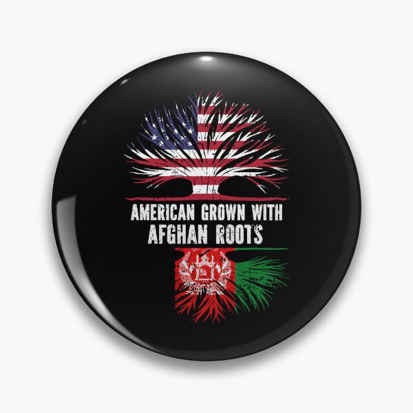 Item preview, American Grown with Afghan Roots USA Flag designed and sold by CosmoKitsch.