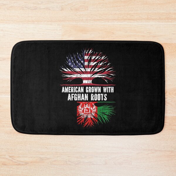 Item preview, American Grown with Afghan Roots USA Flag designed and sold by CosmoKitsch.