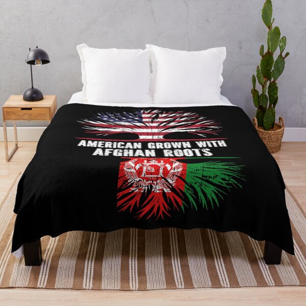 Item preview, American Grown with Afghan Roots USA Flag designed and sold by CosmoKitsch.