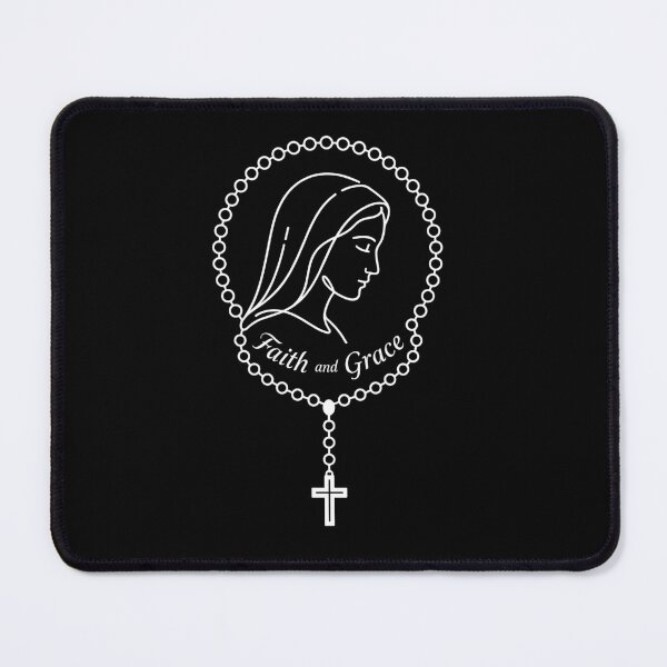 Item preview, Sacred Mary Mother of God Faith and Grace Catholic Rosary designed and sold by Dressed For Duty.