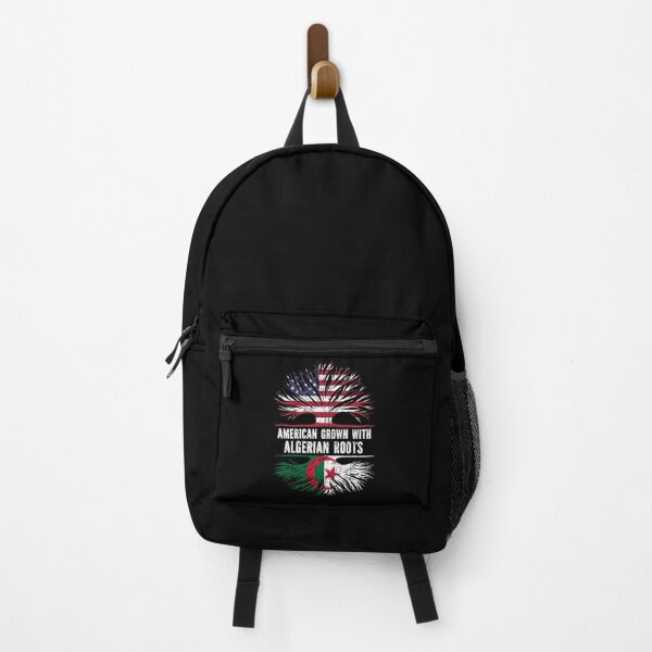 Item preview, American Grown with Algerian Roots USA Flag designed and sold by CosmoKitsch.