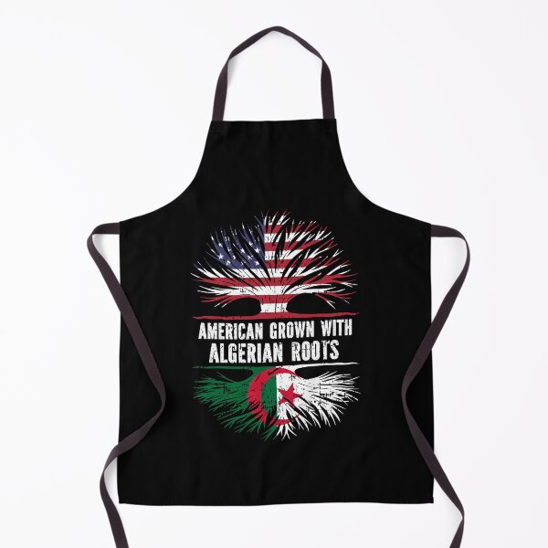 Item preview, American Grown with Algerian Roots USA Flag designed and sold by CosmoKitsch.