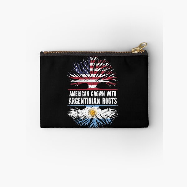 Item preview, American Grown with Argentinian Roots USA Flag designed and sold by CosmoKitsch.