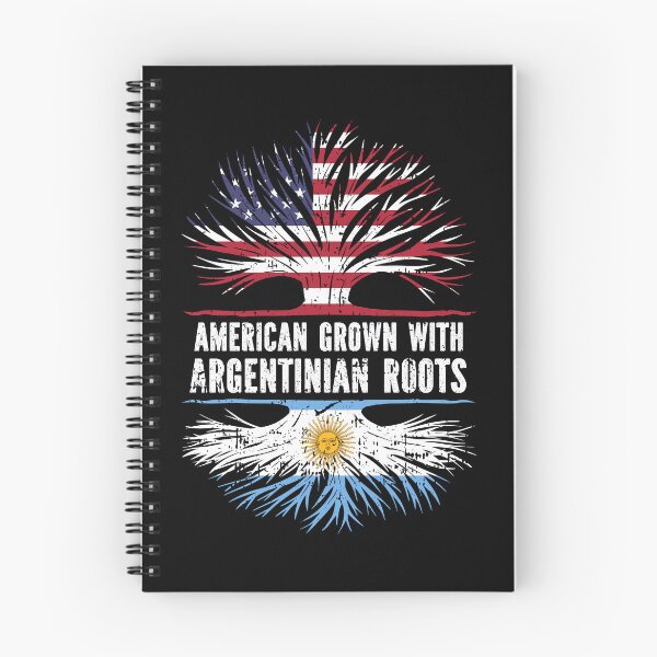 Item preview, American Grown with Argentinian Roots USA Flag designed and sold by CosmoKitsch.