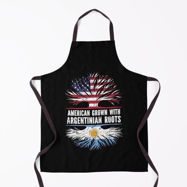 Item preview, American Grown with Argentinian Roots USA Flag designed and sold by CosmoKitsch.