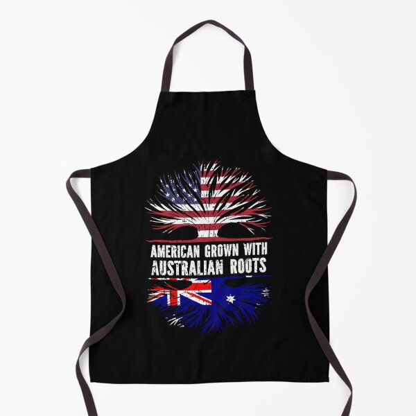 Item preview, American Grown with Australian Roots USA Flag designed and sold by CosmoKitsch.