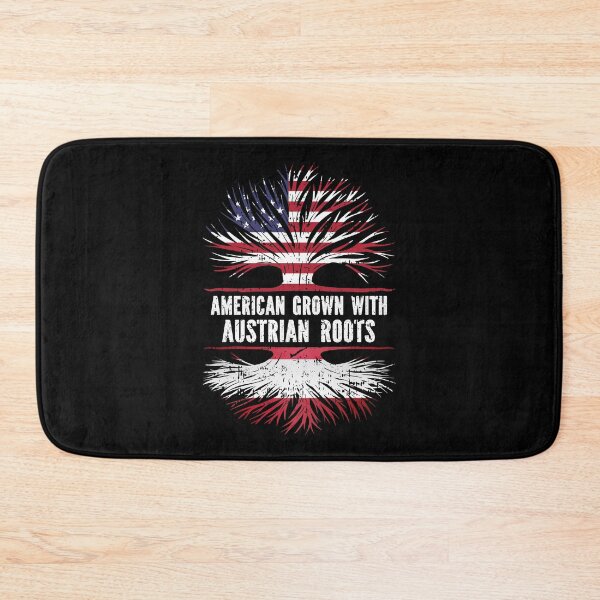Item preview, American Grown with Austrian Roots USA Flag designed and sold by CosmoKitsch.