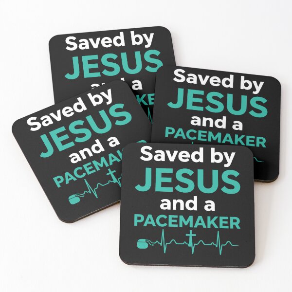 Item preview, Saved By Jesus And A Pacemaker Cardiac Implant Surgery designed and sold by Dressed For  Duty.