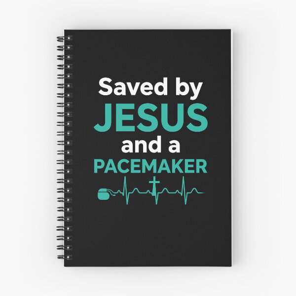 Item preview, Saved By Jesus And A Pacemaker Cardiac Implant Surgery designed and sold by Dressed For  Duty.