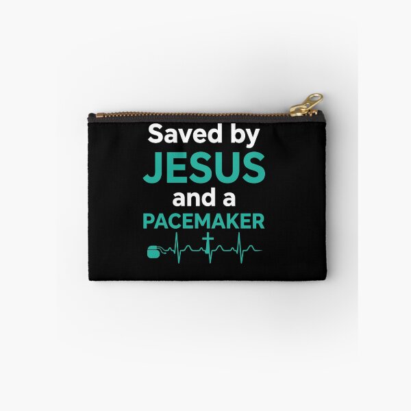 Item preview, Saved By Jesus And A Pacemaker Cardiac Implant Surgery designed and sold by Dressed For  Duty.