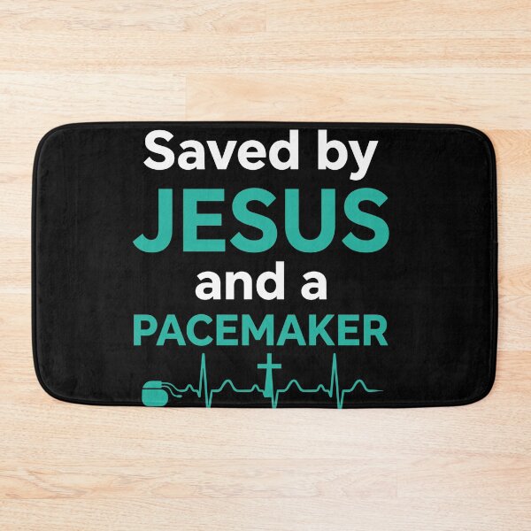 Item preview, Saved By Jesus And A Pacemaker Cardiac Implant Surgery designed and sold by Dressed For  Duty.