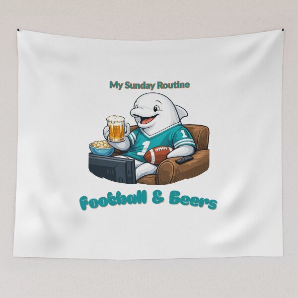 Item preview, Miami Dolphins Sunday Football Beers designed and sold by ThatFootball12.