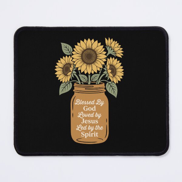 Item preview, Blessed by God Loved by Jesus Sunflower Bouquet Christian designed and sold by Dressed For Duty.