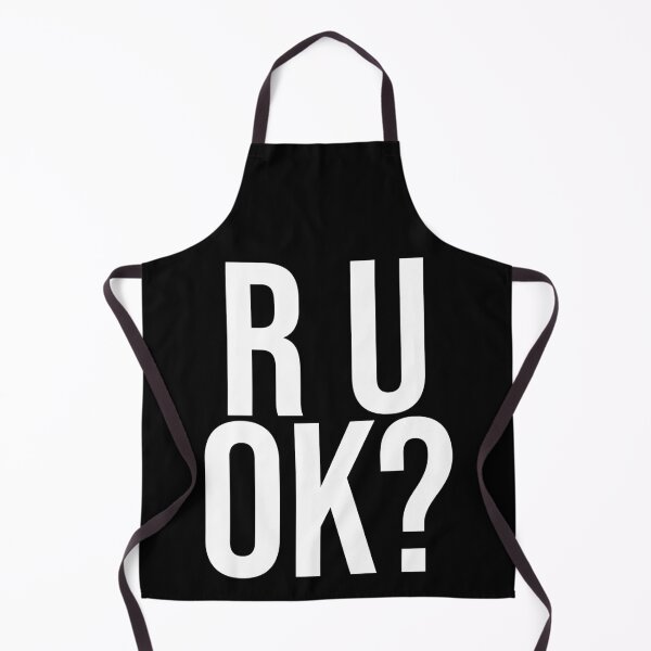Item preview, R U OK? Bold Condensed Typography Mental Health Awareness designed and sold by Vision Crafted.