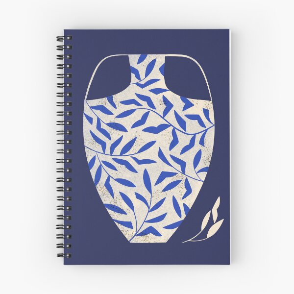 Item preview, Leafy Blue Vase designed and sold by Renea L Thull.