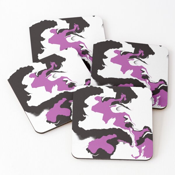 Item preview, Happy Flow abstract magenta white black designed and sold by Susanna Schorr.
