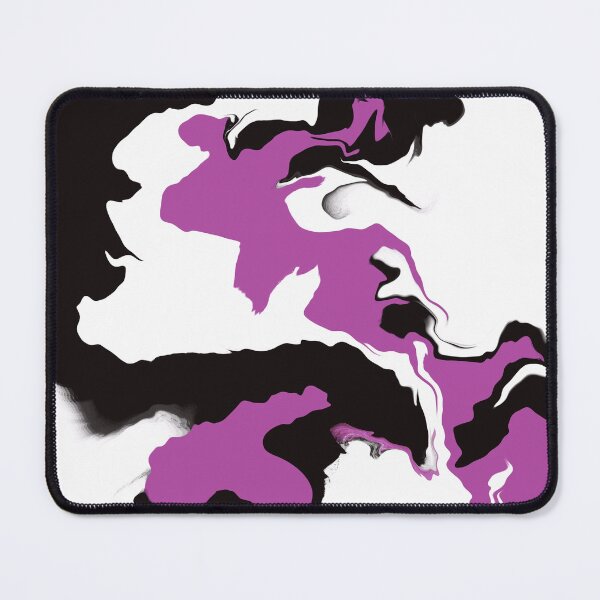 Item preview, Happy Flow abstract magenta white black designed and sold by Susanna Schorr.
