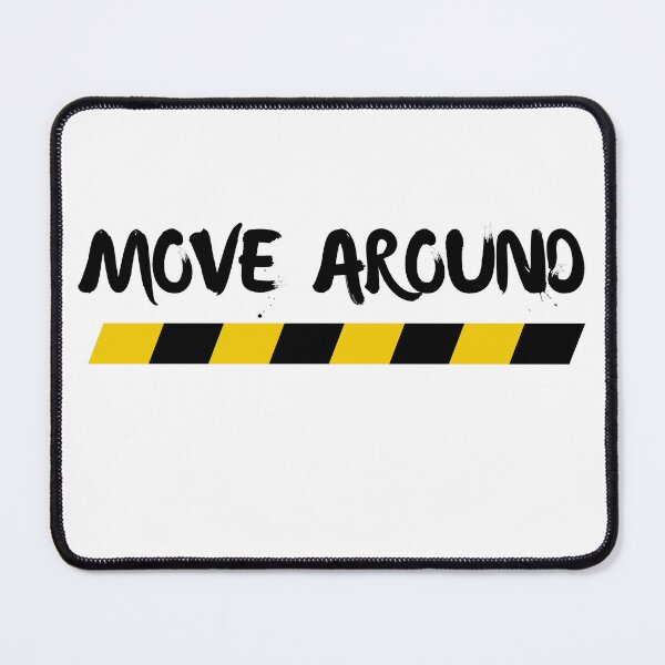Item preview, Move Around Tee | Caution Stripe Design designed and sold by Geared Clothing Co..