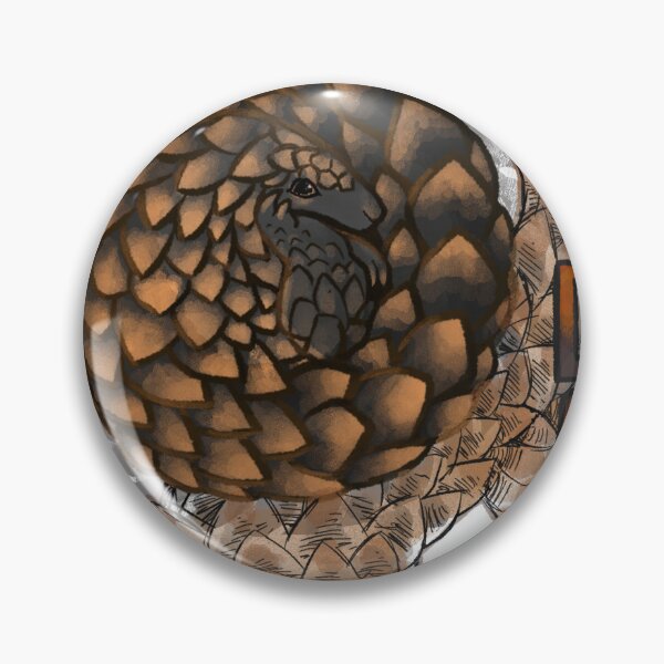 Item preview, Long-Tailed Pangolin (Text) designed and sold by Saber’s Stuff!.