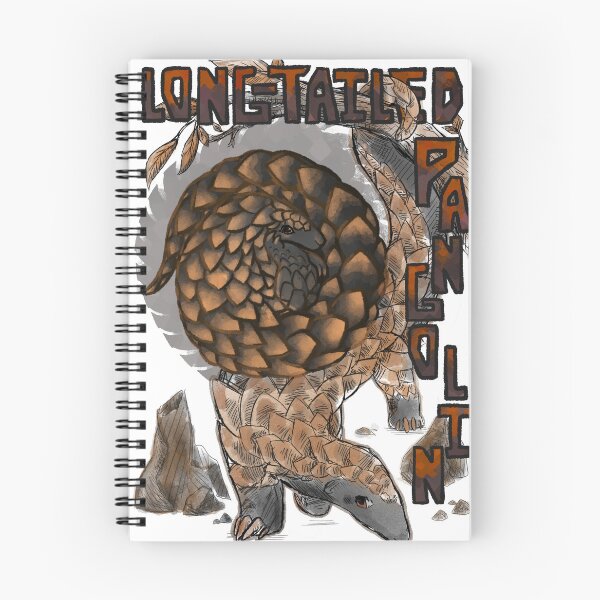 Item preview, Long-Tailed Pangolin (Text) designed and sold by Saber’s Stuff!.