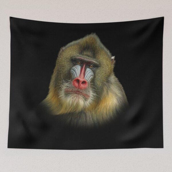 Item preview, Mandrill portrait designed and sold by Guardi71.