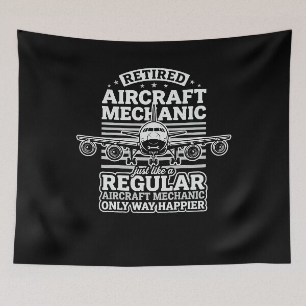 Item preview, Retired Aircraft Mechanic Airplane Mechanics Retirement designed and sold by Dressed For  Duty.