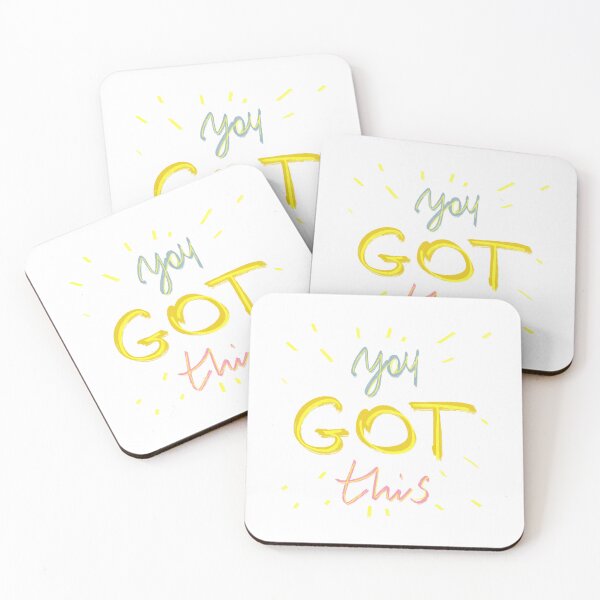 Item preview, You got this neon motivational inspirational quote designed and sold by Yana Mustafina | Boho Soulful Designs.