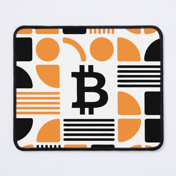 Item preview, Bitcoin Geometric Deconstruction — Bauhaus Crypto Art Print designed and sold by SatoshiPress.