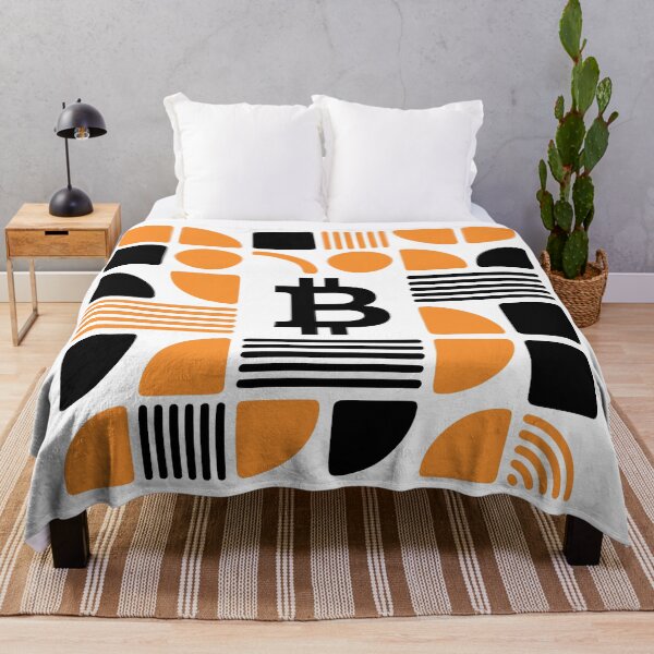 Item preview, Bitcoin Geometric Deconstruction — Bauhaus Crypto Art Print designed and sold by SatoshiPress.