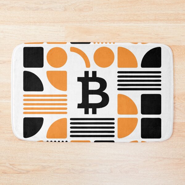 Item preview, Bitcoin Geometric Deconstruction — Bauhaus Crypto Art Print designed and sold by SatoshiPress.