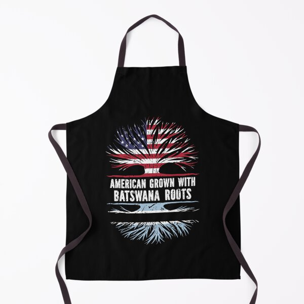 Item preview, American Grown with Batswana Roots USA Flag designed and sold by CosmoKitsch.