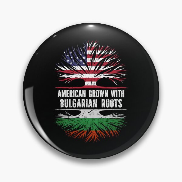 Item preview, American Grown with Bulgarian Roots USA Flag designed and sold by CosmoKitsch.