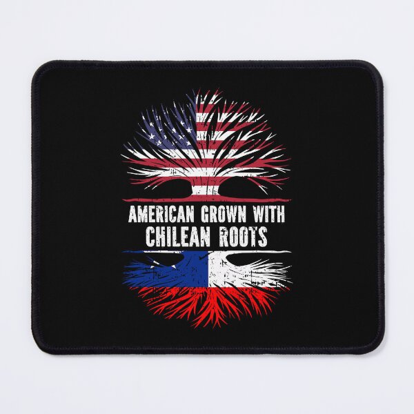 Item preview, American Grown with Chilean Roots USA Flag designed and sold by CosmoKitsch.