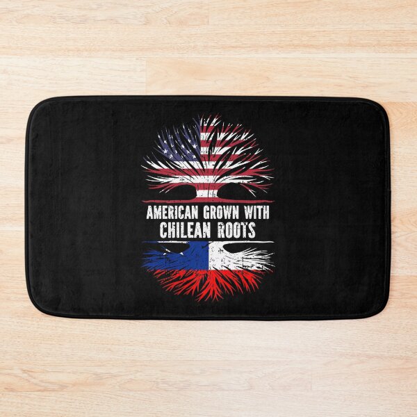 Item preview, American Grown with Chilean Roots USA Flag designed and sold by CosmoKitsch.