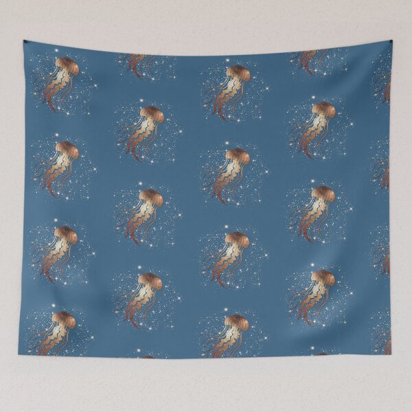 Item preview, Jellyfish Cosmic Sea Art design  designed and sold by 3DDesignSpot.