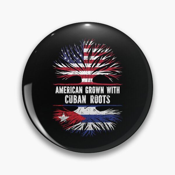 Item preview, American Grown with Cuban Roots USA Flag designed and sold by CosmoKitsch.
