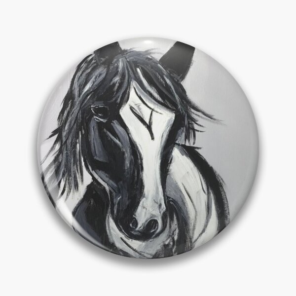 Item preview, Horse love, hand-painted in acrylic designed and sold by Susanna Schorr.