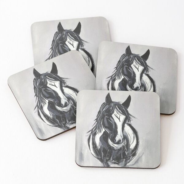 Item preview, Horse love, hand-painted in acrylic designed and sold by Susanna Schorr.