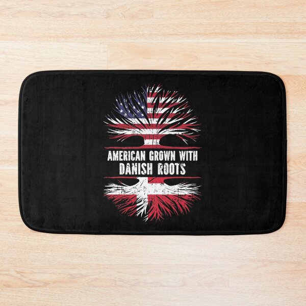 Item preview, American Grown with Danish Roots USA Flag designed and sold by CosmoKitsch.