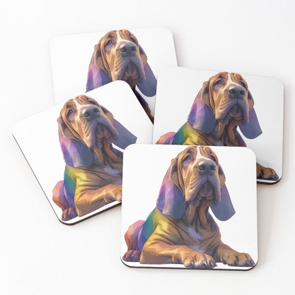 Item preview, Colorful Bloodhound designed and sold by MendaciousMina.