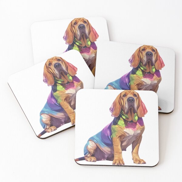 Item preview, Colorful Bloodhound designed and sold by MendaciousMina.
