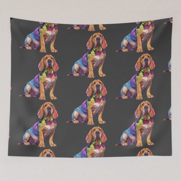 Item preview, Colorful Bloodhound designed and sold by MendaciousMina.