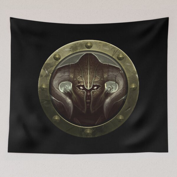 Item preview, Dark Bestiary Sigil – Dark Knight (Forged Metal) designed and sold by Alessandro Buffa Artist.