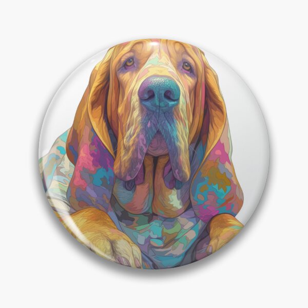 Item preview, Colorful Bloodhound designed and sold by MendaciousMina.