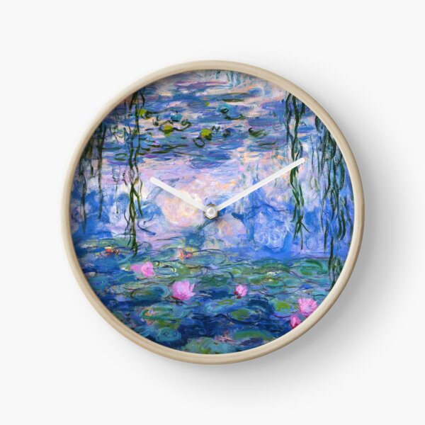 Water Lilies Monet Clock