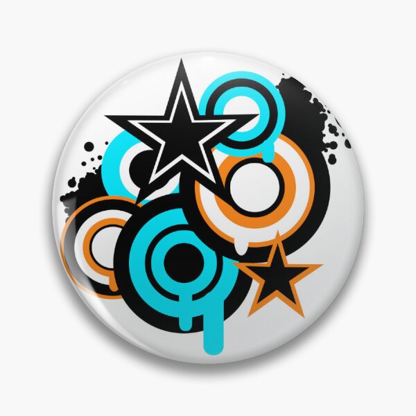 Item preview, Frutiger Metro Simple Shapes Stars And Circles designed and sold by frutigerdesigns.