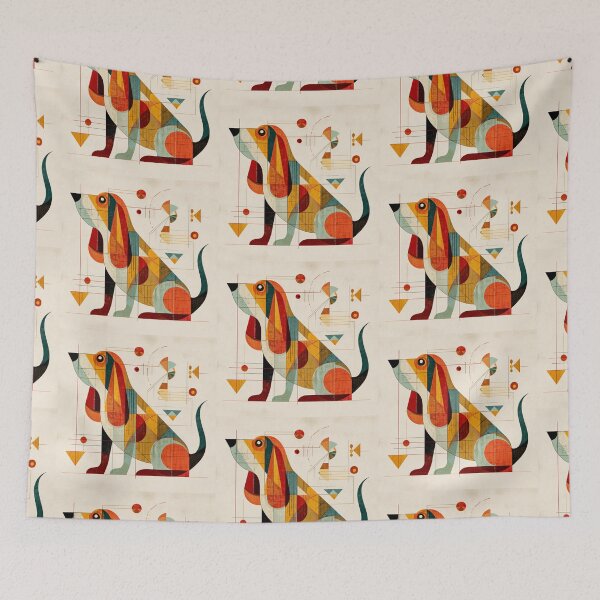 Item preview, Mid century modern Bloodhound designed and sold by MendaciousMina.