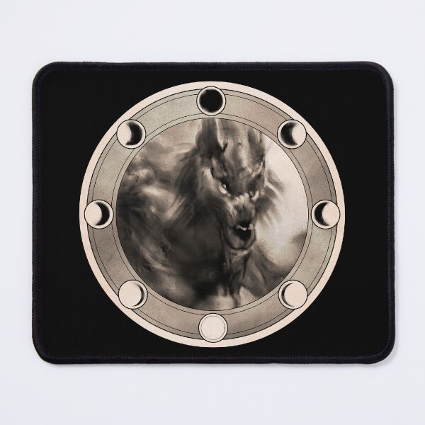 Item preview, Dark Bestiary Sigil – Werewolf (Ancient Paper) designed and sold by Alessandro Buffa Artist.