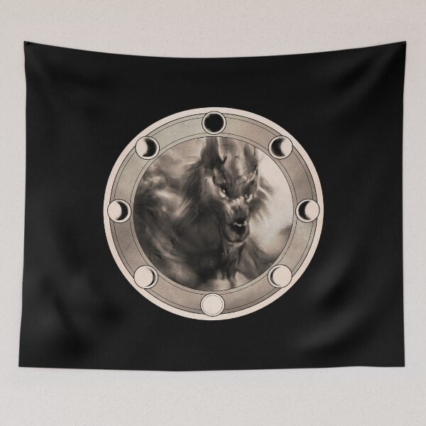 Item preview, Dark Bestiary Sigil – Werewolf (Ancient Paper) designed and sold by Alessandro Buffa Artist.